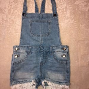 Lace overalls